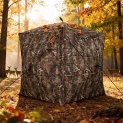 Hunting Blind 270°/360° See Through Pop Up Hunting Tent with Sliding Window and Door