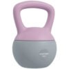 SPORTNOW 6KG Soft Kettlebell, Kettle Bell with Non-Slip Handle for Home Gym, Weight Lifting, Strength Training, Purple/Grey