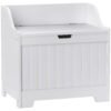 HOMCOM 61L Home Storage Chest - White