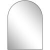 HOMCOM 50 x 70cm Arched Home Mirror - Black