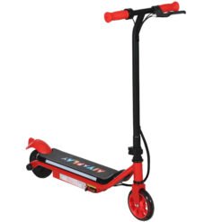 AIYAPLAY Electric Scooter for Kids Aged 6-14 Years, with Colourful Lights, Red