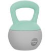 SPORTNOW 12KG Soft Kettlebell, Kettlebell with Non-Slip Handle for Home Gym, Weight Lifting, Strength Training, Green/Grey