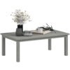 Outsunny 100cm x 60cm Aluminium Outdoor Coffee Table - Grey