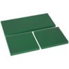 Outsunny Outdoor Seat Cushion Pads for Rattan Furniture, 3 PCs Garden Furniture Cushions, Green