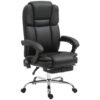Vinsetto Six Point Vibrating Massage Office Chair - Black
