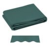 Outsunny Awning Replacement Canopy, Water Resistant UPF 50+ Sun Shade Cover for 3 x 2.5 m Garden Awning (Fabric Only), Green