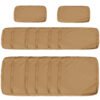Outsunny 14 Pcs Outdoor Cushion Set - Beige