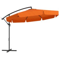 Outsunny 2.7m Garden Cantilever Banana Parasol - Orange