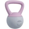 SPORTNOW 4KG Soft Kettlebell, Kettle Bell with Non-Slip Handle for Home Gym, Weight Lifting, Strength Training, Purple/Grey