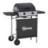 Outsunny 2 x 2.8kW Burner Gas BBQ - Grey