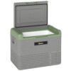 Outsunny 40L Portable Car Refrigerator - Light Green and Grey