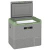 Outsunny 50L Portable Car Refrigerator - Light Green and Grey