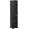 HOMCOM 260 Narrow CD Storage Unit - Black