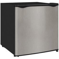HOMCOM 35L Mini Freezer, -24 to -14 Temperature - Silver Tone