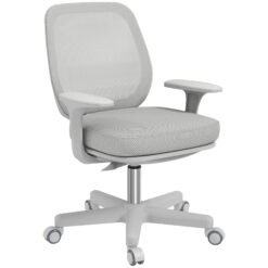 Vinsetto 44-56cm Mesh Back Office Chair - Grey