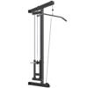 SPORTNOW Wall Mounted Lat Pull Down Machine, Crossover Cable Machine with High & Low Pulleys for Home Gym Full Body Workout