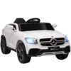AIYAPLAY Mercedes-Benz GLC Licensed Kids Ride on Car with Remote Control, Soft Start, MP3, LED Headlights, White