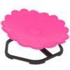 AIYAPLAY Flower-Shaped Sensory Spinning Chair with Non-Slip Base for Balance/Coordination, Pink