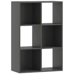 HOMCOM 6-Cube Bookshelf - Black