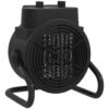 HOMCOM 2000W Portable Ceramic Electric Heater with Fan - Black