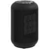 HOMCOM 1500W Ceramic Electric Heater with Fan, Timer, Oscillation - Black