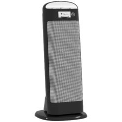 HOMCOM Ceramic Space Heater, 2000W Fan Electric Heater with 4 Modes, Adjustable Thermostat, 55 Oscillation, Tip-Over and Overheat Protection for Bedroom, Home Office, Black