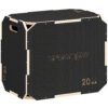 SPORTNOW Non-Slip Plyo Box, Corner-free Wooden Jump Box, 41 x 61 x 51 cm