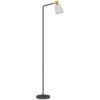 HOMCOM Floor Lamp with 350 Rotatable Head, Modern Standing Lamp with 3000K/4000K/6500K Colour Temperatures for Living Room Bedroom Office, Black