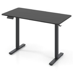 120 x 60 CM Electric Standing Computer Desk with 3 Memory Preset-Black