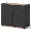 Sideboard Buffet Cabinet with 1 Drawer and 2 Doors for Kitchen-Black