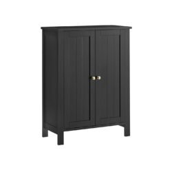 Double Door Bathroom Cabinet Ink Black