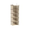 Hanging Wardrobe Storage Organiser Sand Beige