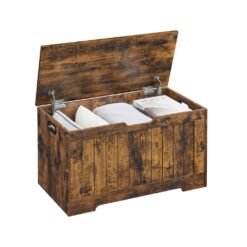 Storage Bench with 2 Safety Hinges