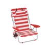 Folding Camping Chair Red and White