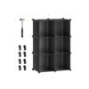 6-Cube Storage Organiser Ink Black