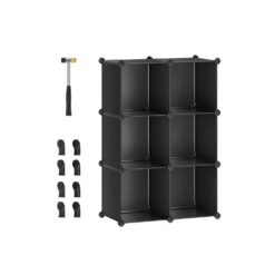 6-Cube Storage Organiser Ink Black
