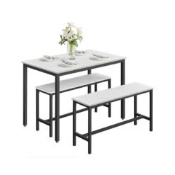 Dining Table with 2 Benches