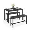 Dining Table with 2 Benches
