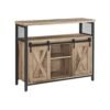Sideboard with 2 Sliding Barn Doors