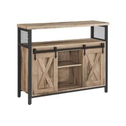 Sideboard with 2 Sliding Barn Doors