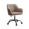 Height-Adjustable Office Chair Max. Load 110 kg Walnut Brown