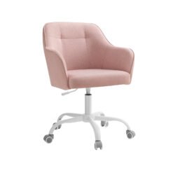 Height-Adjustable Office Chair Max. Load 110 kg Jelly Pink