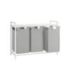 3-Compartment Laundry Hamper