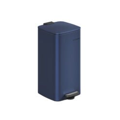 30 L Steel Kitchen Bin with Inner Bucket Midnight Blue