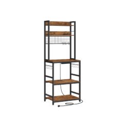 Kitchen Storage Rack with Power Outlet