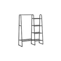 Freestanding Clothes Rack Matte Black