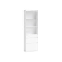 Bookshelf 180 cm Tall Bookcase with 3 Adjustable Shelves