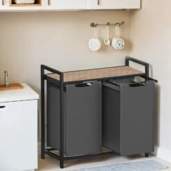 Laundry Hamper, Laundry Basket, Laundry Sorter with 2 Removable Bags