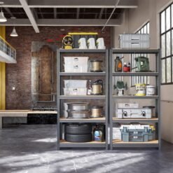 Storage Shelves 5-Tier, Metal Shelving Unit, Boltless Assembly