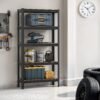 Garage Storage Shelving, 30 x 75 x 150 cm, Brown and Black